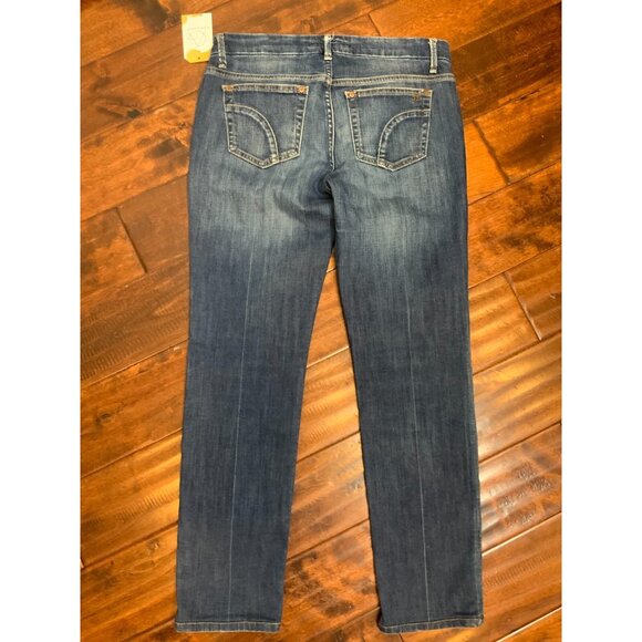 Joe's Jeans Medium Wash Ankle Cuff Cigarette Blue Jeans Size 29 - Picture 4 of 5